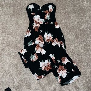 Band of Gypsies Strapless Jumpsuit